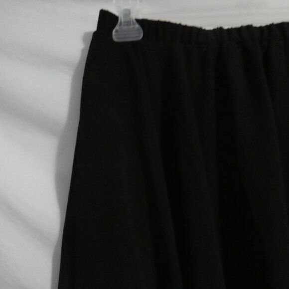 DEX | medium | Black Asymmetrical Skirt Ruffled Bottom | Stretch Waistband | NWT - Picture 2 of 16